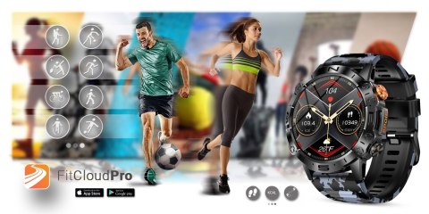 Smartwatch Gravity GT20-5 AMOLED Moro