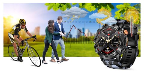 Smartwatch Gravity GT20-5 AMOLED Moro
