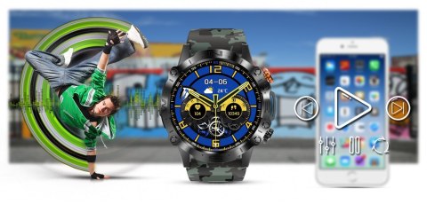 Smartwatch Gravity GT20-6 AMOLED Zielone Moro
