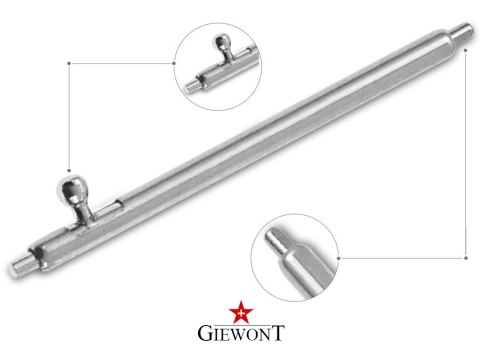 Teleskop Stalowy Giewont 18 mm do Smartwatcha GWT18