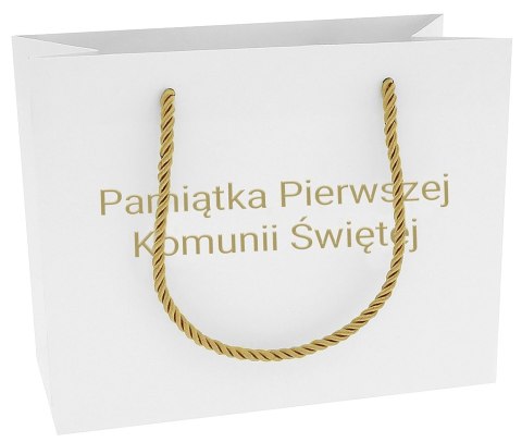 Torebka komunijna Paul Lorens PLT-202 biało-złota