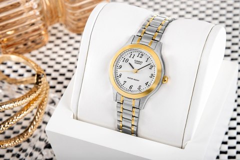 Zegarek Damski Casio LTP-1263PG-7BEG Stal Szlachetna + BOX