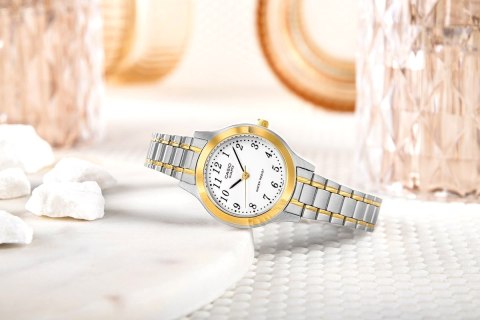 Zegarek Damski Casio LTP-1263PG-7BEG Stal Szlachetna + BOX