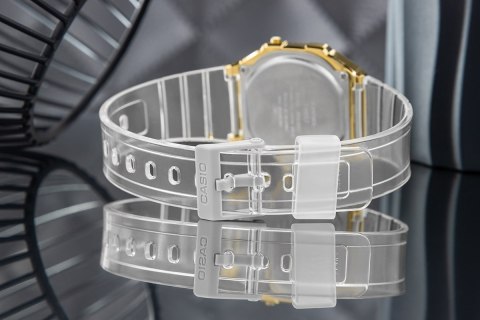 Zegarek Damski Casio Vintage A168XESG-9AEF Transparentny