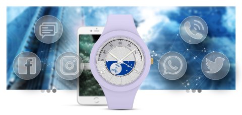 Smartwatch Damski Gravity GT14-2 Fioletowy