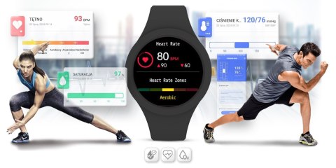 Smartwatch Damski Gravity GT14-3 Czarny