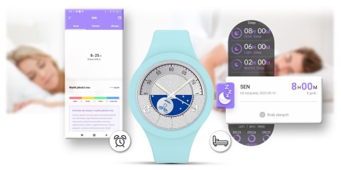 Smartwatch Damski Gravity GT14-4 Niebieski