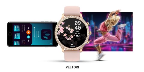 Smartwatch Damski Veltori VT310-1 - Złoto z Różem