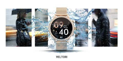 Smartwatch Damski Veltori VT310-1 - Złoto z Różem