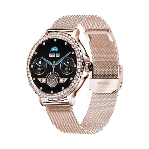 Smartwatch Damski Veltori VT320-1 - Złota Bransoleta