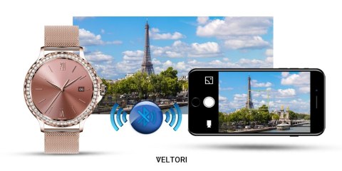 Smartwatch Damski Veltori VT320-1 - Złota Bransoleta