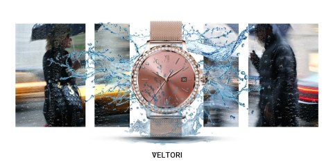Smartwatch Damski Veltori VT320-1 - Złota Bransoleta