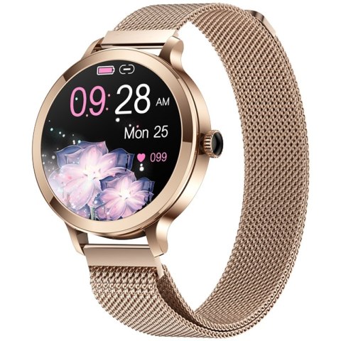 Smartwatch Damski Veltori VT340-1 - Złota Bransoleta