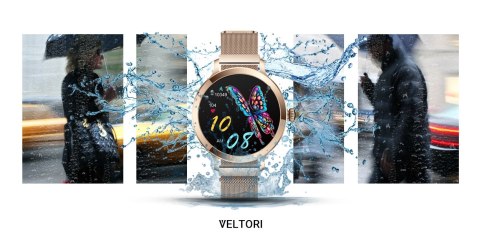 Smartwatch Damski Veltori VT340-1 - Złota Bransoleta