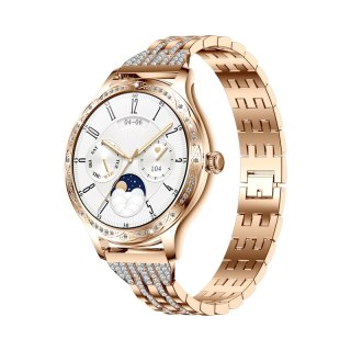 Smartwatch Damski VELTORI VT350-1 Złota Bransoleta z Cyrkoniami