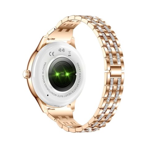 Smartwatch Damski VELTORI VT350-1 Złota Bransoleta z Cyrkoniami