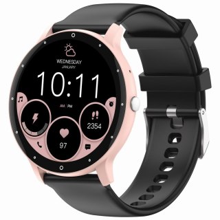 Smartwatch Gravity GT1-5 PRO Różowy + Czarny pasek