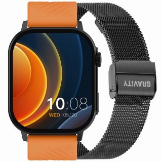 Smartwatch Gravity GT15-2 Pomarańczowy - Pasek i bransoleta