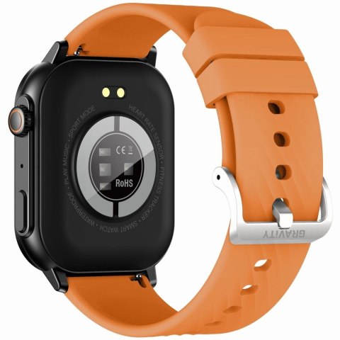 Smartwatch Gravity GT15-2 Pomarańczowy - Pasek i bransoleta