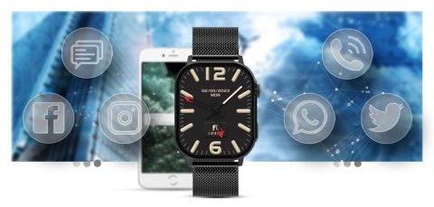 Smartwatch Gravity GT15-2 Pomarańczowy - Pasek i bransoleta