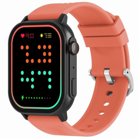 Smartwatch Gravity GT15-3 Czerwony - Zestaw z bransoletą