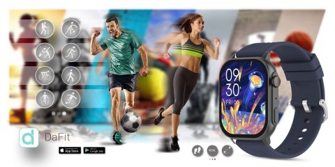 Smartwatch Gravity GT15-4 Niebieski z dwoma paskami
