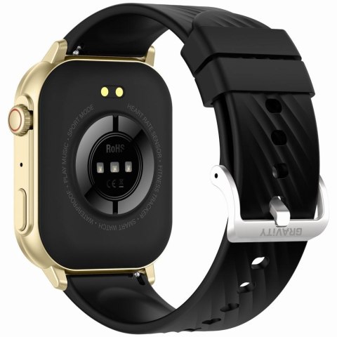 Smartwatch Gravity GT15-6 Czarny ze Złotą Bransoletą