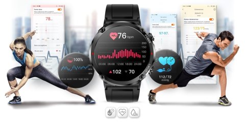 Smartwatch Gravity GT21-1 z Bransoletą i Paskiem
