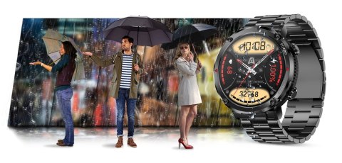 Smartwatch Gravity GT21-1 z Bransoletą i Paskiem