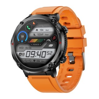 Smartwatch Gravity GT21-2 z dodatkowym paskiem pomarańczowym