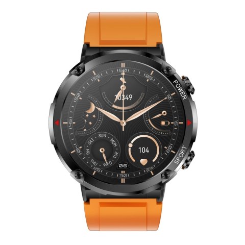 Smartwatch Gravity GT21-2 z dodatkowym paskiem pomarańczowym