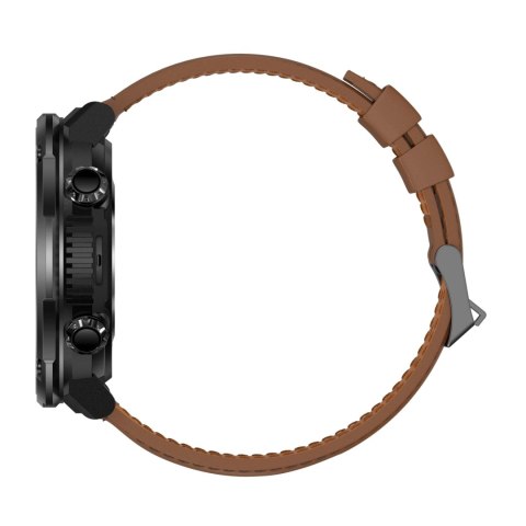 Smartwatch Gravity GT21-4 Brązowa Eko Skóra + Pasek Silikonowy