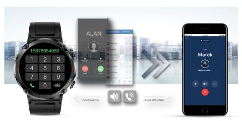 Smartwatch Gravity GT21-5 z dwoma silikonowymi paskami