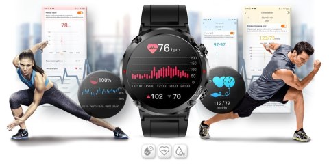 Smartwatch Gravity GT21-5 z dwoma silikonowymi paskami