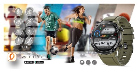 Smartwatch Gravity GT21-7 z dwoma paskami silikonowymi