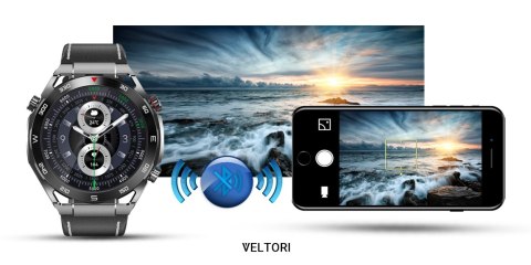 Smartwatch Veltori VT100-1 z wymiennymi paskami i bransoletą