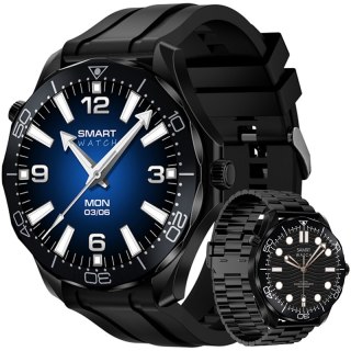Zestaw Smartwatch Veltori VT150-1: Pasek Silikon + Bransoleta