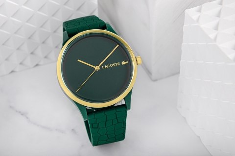 Zegarek Damski Lacoste Crocodelle 2001247 Zielony z BOX