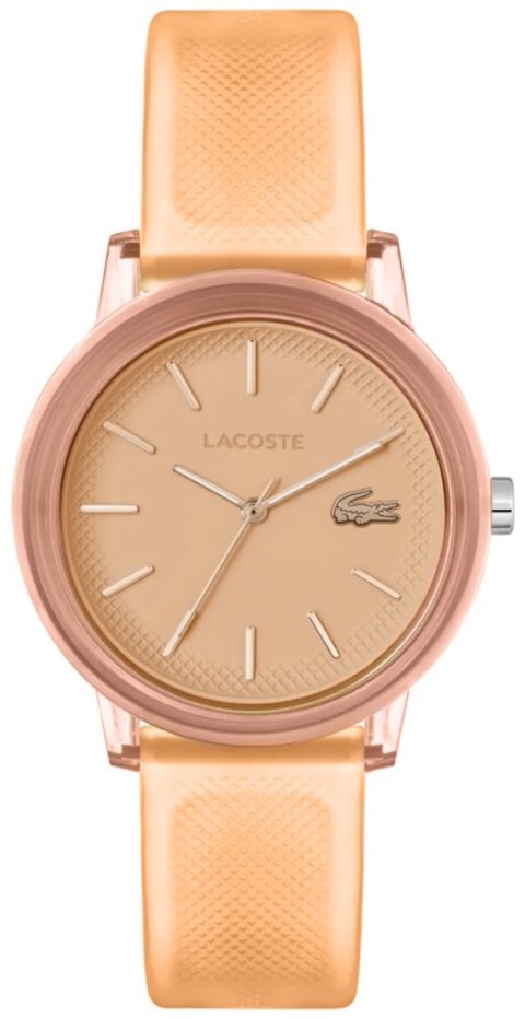 Damski zegarek Lacoste 12.12 Peach - brzoskwiniowy róż