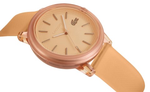 Damski zegarek Lacoste 12.12 Peach - brzoskwiniowy róż