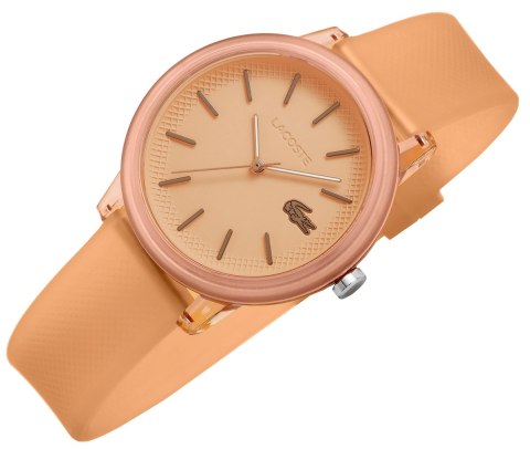 Damski zegarek Lacoste 12.12 Peach - brzoskwiniowy róż