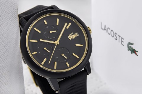 Damski zegarek Lacoste 12.12 Multi - czarny mat