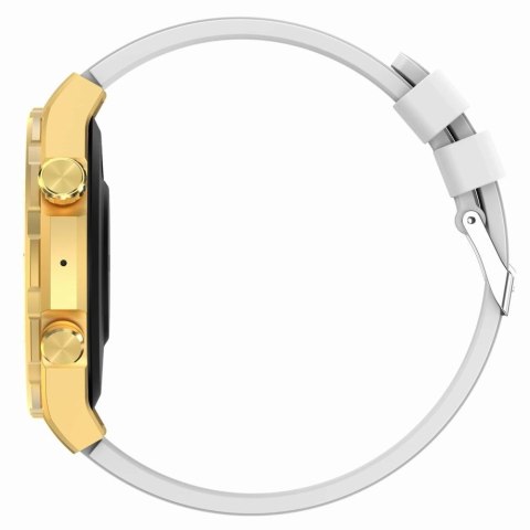 Smartwatch Gravity GT13-3 Złoty - Biały pasek i bransoleta