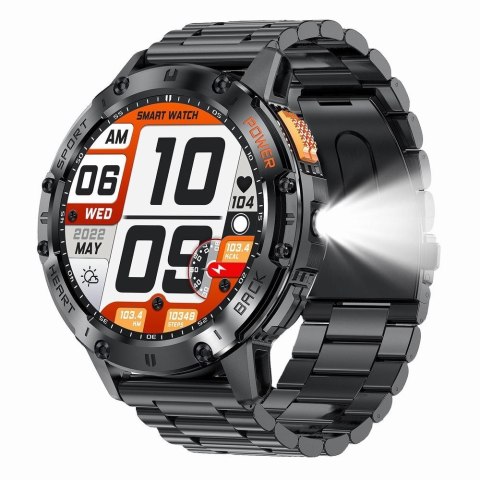 Smartwatch Gravity GT22-1 - Metalowa koperta + Bransoleta