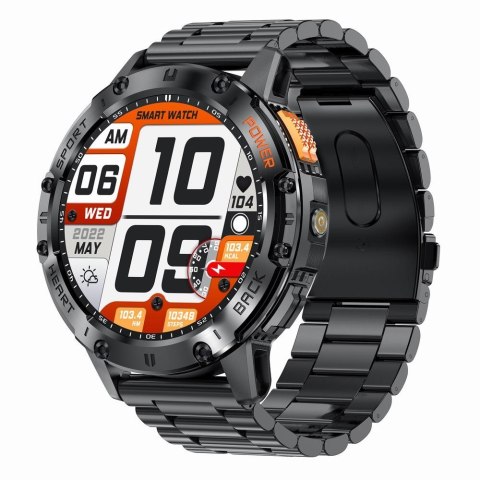 Smartwatch Gravity GT22-1 - Metalowa koperta + Bransoleta