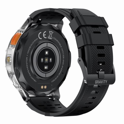 Smartwatch Gravity GT22-4 - Srebrny z wymiennymi paskami