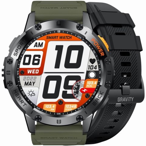 Smartwatch Gravity GT22-5: Stylowy zegarek z funkcją rozmowy