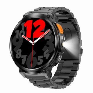 Smartwatch Gravity GT23-1: Elegancja ze stali i silikonu