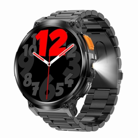 Smartwatch Gravity GT23-1: Elegancja ze stali i silikonu