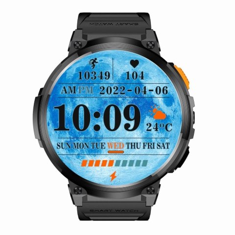 Smartwatch Gravity GT23-1: Elegancja ze stali i silikonu